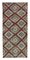 Anatolian Multicolor Hand Knotted Wool Runner Rug, Image 1