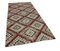 Anatolian Multicolor Hand Knotted Wool Runner Rug 2