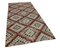 Anatolian Multicolor Hand Knotted Wool Runner Rug, Image 2