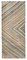 Turkish Beige Hand Knotted Wool Runner Rug 1