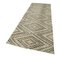 Tappeto Runner fatto a mano beige e lana, Turchia, Immagine 3