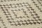 Alfombra de pasillo turca en beige de lana hecha a mano, Imagen 5