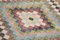 Anatolischer Mehrfarbiger Handgewobener Teppich aus Wolle 5