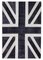 Anatolian Hand Knotted Wool Vintage Flag Carpet 1