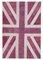 Anatolian Hand Knotted Wool Vintage Flag Carpet, Image 1