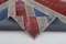 Handmade Wool Vintage Flag Carpet, Image 5