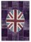 Oriental Handmade Wool Vintage Flag Carpet, Image 1