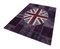 Tapis Flag Vintage Fait Main en Laine Fait Main 2