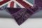 Tappeto da bandiere orientali in lana fatti a mano, anni '60, Immagine 5