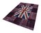 Handgemachter anatolischer Vintage Flaggen-Teppich aus Wolle 2