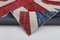 Anatolischer Handgeknüpfter Vintage Flaggen Teppich aus Wolle 5