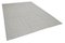 Beiger Handgearbeiteter Flatwave Kilim Teppich aus Wolle 2