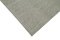 Tapis Kilim Plat Fait Main Gris en Laine 4