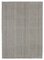 Grey Handmade Wool Flatwave Kilim Carpet 1