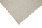 Beiger Handgearbeiteter Flatwave Kilim Teppich aus Wolle 4