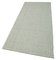 Beiger Handgearbeiteter Flatwave Kilim Teppich aus Wolle 3