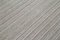 Grauer Handgeknüpfter Flatwave Kilim Teppich aus Wolle 5