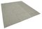 Grauer Handgeknüpfter Flatwave Kilim Teppich aus Wolle 2