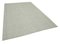 Beiger Handgearbeiteter Flatwave Kilim Teppich aus Wolle 2