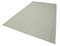 Beiger Handgearbeiteter Flatwave Kilim Teppich aus Wolle 3