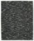 Black Oriental Hand Knotted Wool Flatwave Kilim Carpet, Image 1