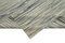 Grauer orientalischer handgewebter Flatwave Kilim Teppich aus Wolle 6