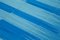 Blauer Anatolischer Handgeknüpfter Flatwave Kilim Teppich aus Wolle 5
