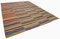 Multicolor Oriental Hand Knotted Wool Flatwave Kilim Carpet 2