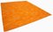 Orangener Anatolischer Handgewebter Flatwave Kilim Teppich aus Wolle 2