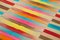 Tappeto Kilim Kilim Flatwave multicolor fatto a mano, Immagine 5