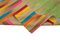 Mehrfarbiger türkischer Flatwave Kilim Teppich aus handgewebter Wolle 6