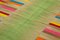 Multicolor Turkish Hand Knotted Wool Flatwave Kilim Carpet 5