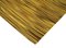 Gelber orientalischer handgewebter Flatwave Kilim Teppich aus Wolle 4