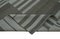 Tappeto Kilim Flatwave grigio fatto a mano, Immagine 6