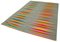 Mehrfarbiger türkischer Flatwave Kilim Teppich aus handgewebter Wolle 3