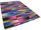 Multicolor Anatolian Hand Knotted Wool Flatwave Kilim Carpet, Image 2