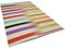 Mehrfarbiger türkischer Handgeknüpfter Flatwave Kilim Teppich aus Wolle 2
