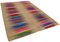 Mehrfarbiger Handgeknüpfter Flatwave Kelim Teppich aus Wolle 2