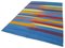 Mehrfarbiger Handgeknüpfter Flatwave Kelim Teppich aus Wolle 3