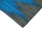 Blauer Anatolischer Handgeknüpfter Flatwave Kilim Teppich aus Wolle 4