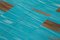 Türkisfarbener orientalischer handgewebter Flatwave Kilim Teppich aus Wolle 5
