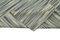 Grauer Anatolischer Handgeknüpfter Flatwave Kilim Teppich aus Wolle 6