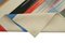 Mehrfarbiger Orientalischer Flatwave Kilim Teppich aus handgewebter Wolle 6