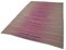 Brauner Anatolischer Handgewebter Flatwave Kilim Teppich aus Wolle 3