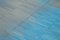 Blauer Anatolischer Handgeknüpfter Flatwave Kilim Teppich aus Wolle 5