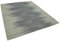 Grauer anatolischer handgewebter Flatwave Kilim Teppich aus Wolle 2