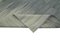 Grauer anatolischer handgewebter Flatwave Kilim Teppich aus Wolle 6