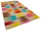 Mehrfarbiger Orientalischer Flatwave Kilim Teppich aus handgewebter Wolle 2