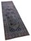 Tapis Runner Vintage en Laine Anatolienne Violette Fait Main 2