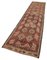 Anatolian Beige Hand Knotted Wool Vintage Runner Rug 3